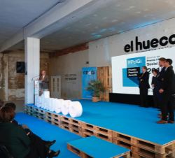 Intervención del presidente de Cives Mundi y coordinador de “El Hueco”, Antonio López Calvín