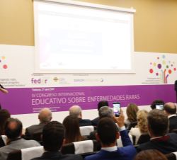 Vista del Aula Magna de la Facultad de Ciencias de la Salud de la Universidad Cardenal Herrera donde se desarrollan las ponencias