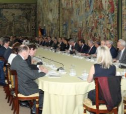 Vista general de la reunión del Consejo Científico del Real Instituto Elcano de Estudios Internacionales y Estratégicos 