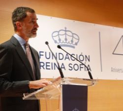 Su Majestad el Rey durante su intervención