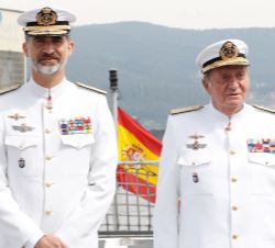 Su Majestad el Rey y Su Majestad el Rey Don Juan Carlos
