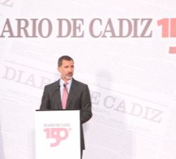 Su Majestad el Rey, durante sus palabras