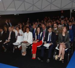 Vista general del auditorio antes del comienzo de la entrega de premios