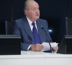 Don Juan Carlos durante su intervención