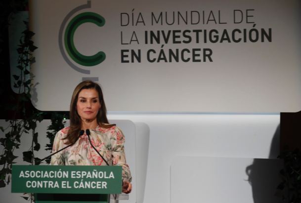 Su Majestad la Reina durante su intervención