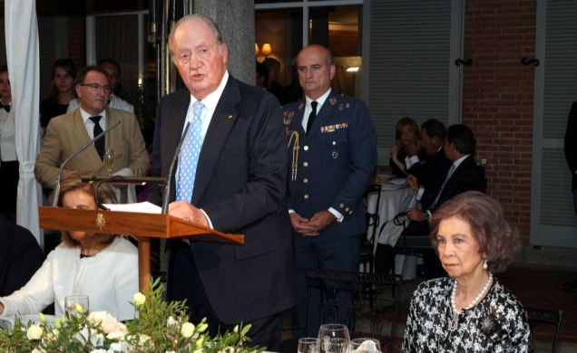 Su Majestad el Rey Don Juan Carlos durante su intervención