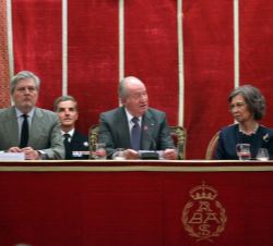 Su Majestad el Rey Don Juan Carlos durante su intervención