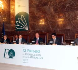 Don Juan Carlos abre la sesión del acto de entrega del XI Premio FONDENA