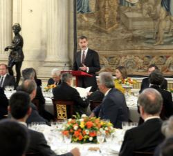 Don Felipe durante su intervención