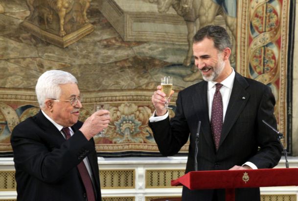 Brindis de Su Majestad el Rey y Su Excelencia Mahmoud Abbas