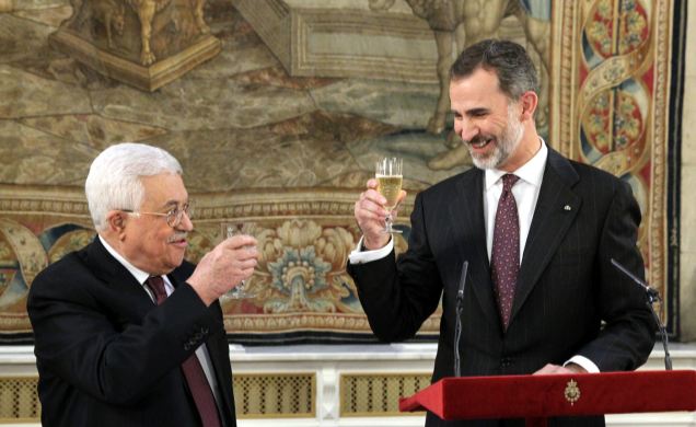 Brindis de Su Majestad el Rey y Su Excelencia Mahmoud Abbas