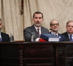Su Majestad el Rey clausura el acto de presentación del Diccionario Panhispánico del Español Jurídico