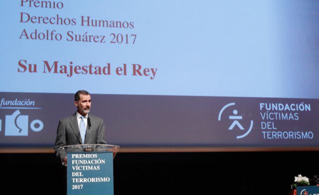 Don Felipe durante su intervención