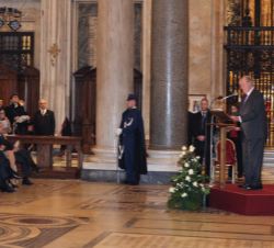 Su Majestad el Rey Don Juan Carlos durante su intervención 