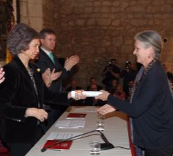 Doña Sofía entrega el Premio Hispania Nostra a las Buenas Prácticas 2017 a Lithica-Pedreres de s’Hostal. Del paisaje olvidado al patrimonio vivo