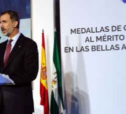 Don Felipe, durante su intervención