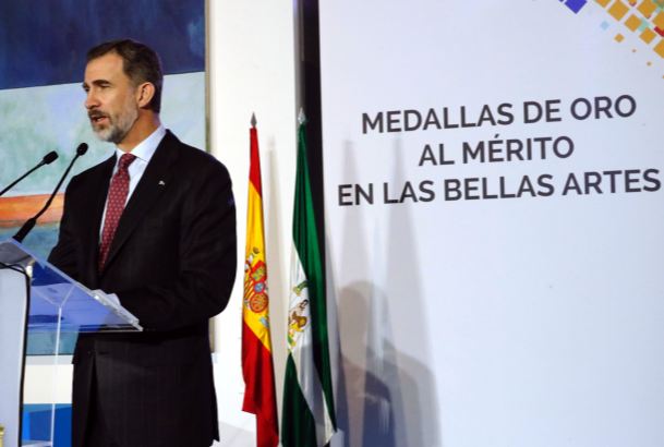 Don Felipe, durante su intervención