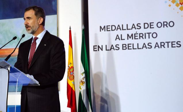 Don Felipe, durante su intervención