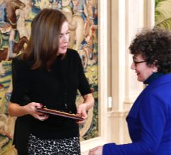 Doña Letizia entrega el premio Tomás Francisco Prieto 2017 a Victoria Civera