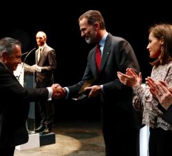 Su Majestad el Rey entrega el Premio Nacional de Innovación, modalidad “Trayectoria Innovadora”, a Antonio Muñoz Beraza