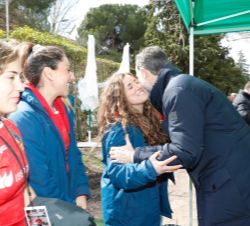 Su Majestad el Rey el Rey saludó a las jugadoras de la selección femenina de rugby XV
