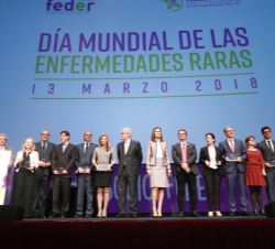 Doña Letizia junto a los galardonados