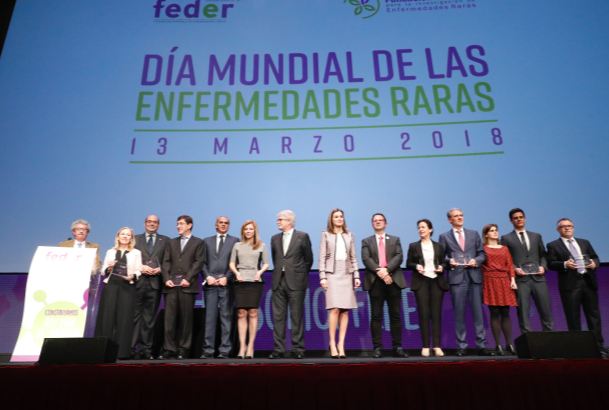 Doña Letizia junto a los galardonados