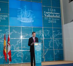 Su Majestad el Rey durante su intervención