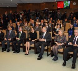 Doña Letizia en el salón de actos del IESE Business School en Madrid, en los instantes previos al comienzo del acto