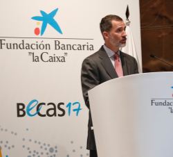 Don Felipe durante su intervención