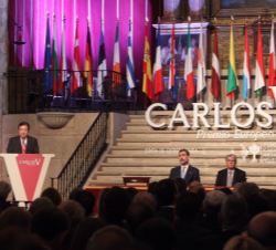 Intervención del presidente de la Junta de Extremadura y presidente del Patronato de la Fundación Academia Europea e Iberoamericana de Yuste, Guillerm