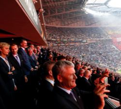Vista general del palco del Stade de Lyon
