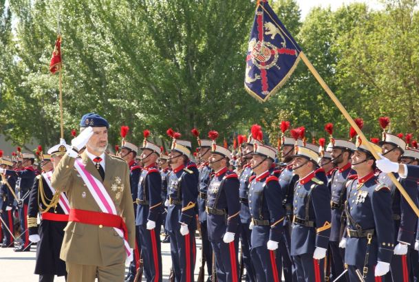 Su Majestad el Rey pasa revista a la Fuerza