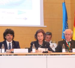 Su Majestad la Reina Doña Sofía durante su intervención