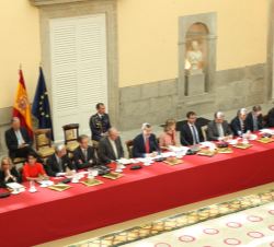 Su Majestad el Rey abre la sesión de la reunión del Patronato de la Fundación COTEC