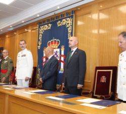 Su Majestad el Rey en el Aula Magna en la apertura del acto