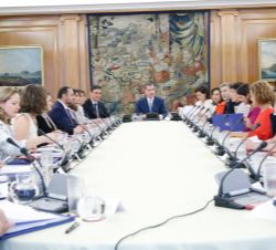 Vista general de la reunión del Consejo de Seguridad Nacional