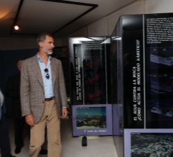 Don Felipe visita las instalaciones del antiguo Parador de Ordesa