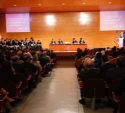 Su Majestad el Rey durante su intervención en la apertura del Curso Universitario 2018/2019