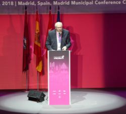 Intervención del presidente de la International Conference on Intelligent Robots and Systems – IROS’2018 y vicerrector de Investigación de