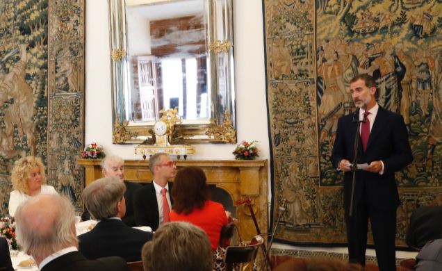 Su Majestad el Rey durante su intervención