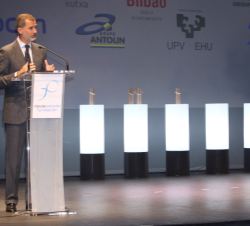 Su Majestad el Rey durante su intervención 