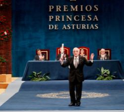 Martin Scorsese tras recoger el galardón