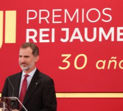 Don Felipe al inicio de su intervención
