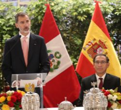 Su Majestad el Rey durante su intervención