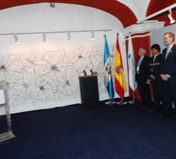 Su Majestad el Rey durante el acto de entrega del Premio Enrique V. Iglesias al Desarrollo del Espacio Empresarial Iberoamericano