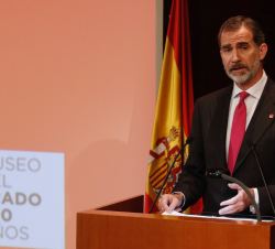 Su Majestad el Rey durante su intervención