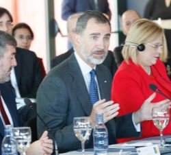 Don Felipe durante su intervención
