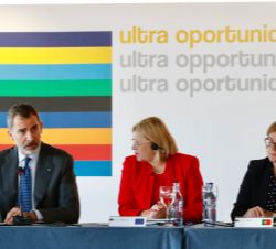 Su Majestad el Rey durante su intervención en la XXIII Conferencia de Presidentes de las Regiones Ultraperifericas de la Unión Europea