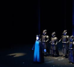 Ensayo de iluminación de la ópera Turandot
